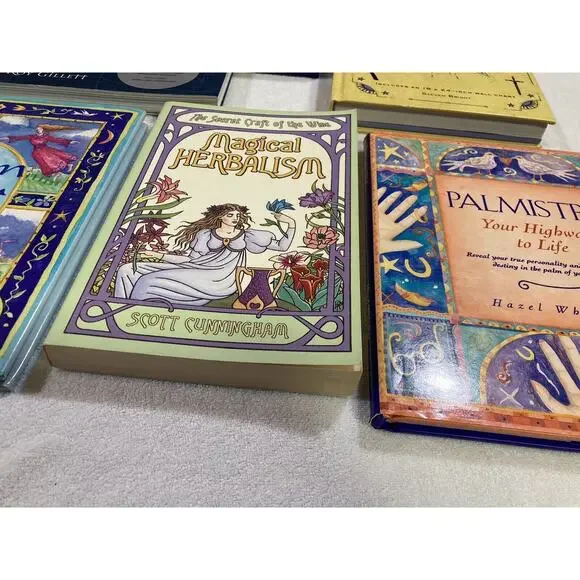 Book Bundle Tarot Astrology Dream Power Palmistry Herbalism W/ Tarot Deck Poster - Picture 3 of 16